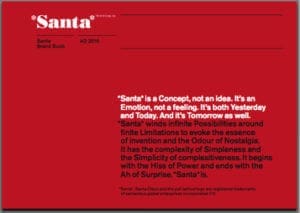 santabrandbook Santa Brand Book