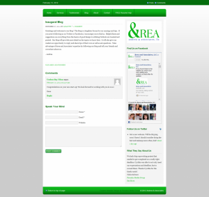Inaugural Blog - Andrea & Associates