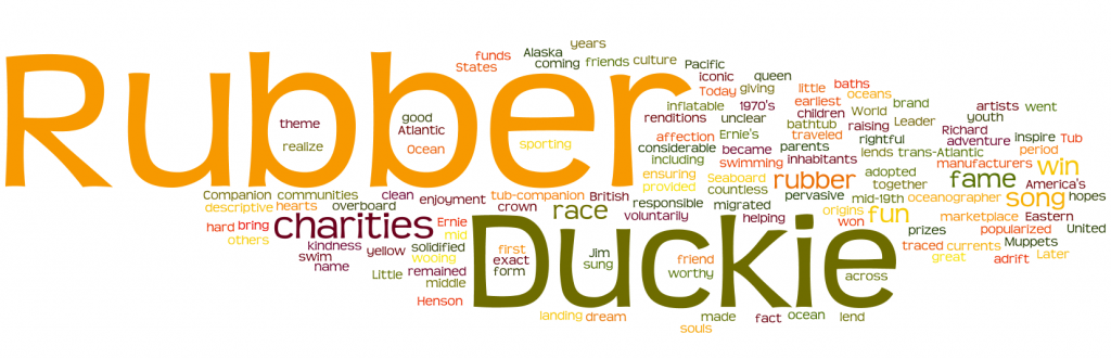 Rubber Duckie History Keywords